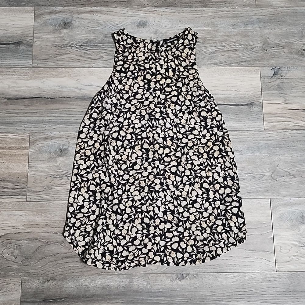 NWOT, Who What Wear • Floral High Neck Blouse Tank Top, Size Small